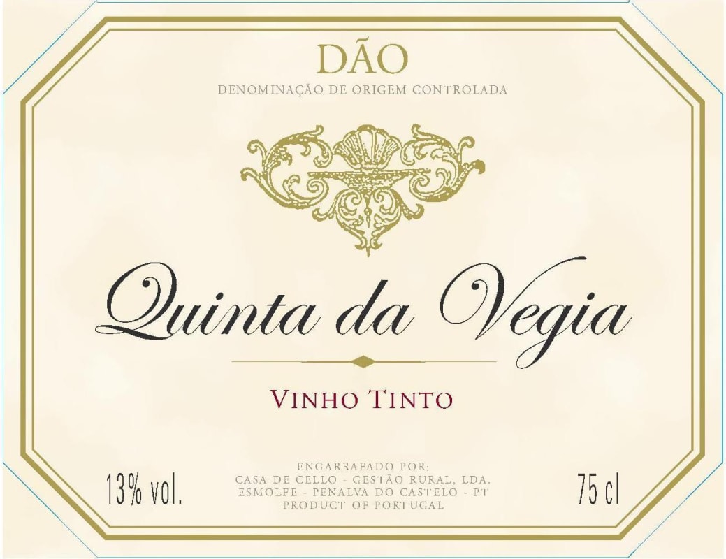 Casa de Cello Quinta da Vegia 2010 Front Label