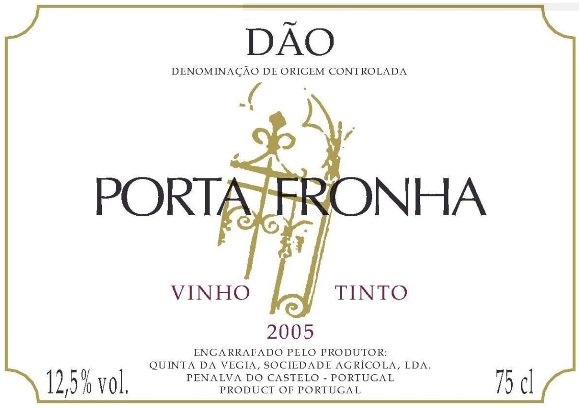 Casa de Cello Dao Porta Fronha 2005 Front Label
