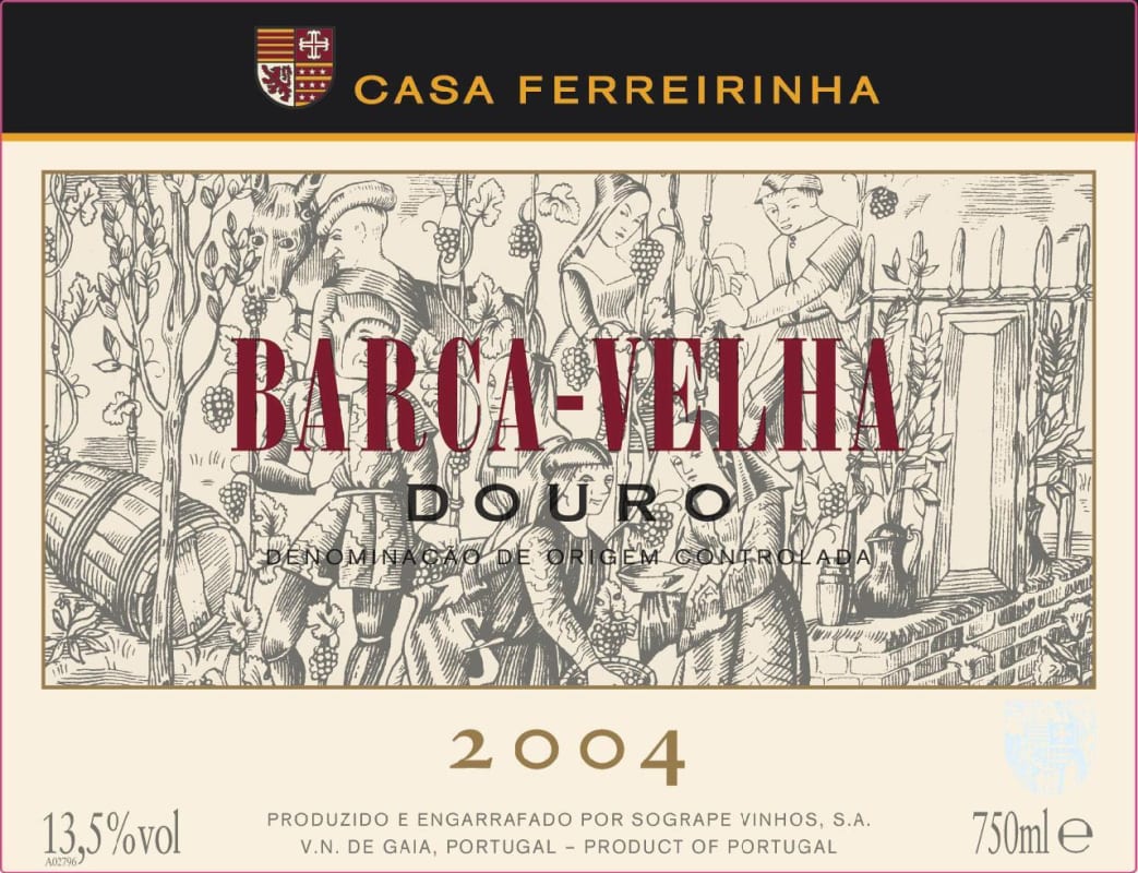 Casa Ferreirinha Barca-Velha 2004 Front Label