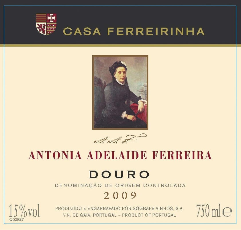 Casa Ferreirinha Antonia Adelaide Ferreira 2009 Front Label
