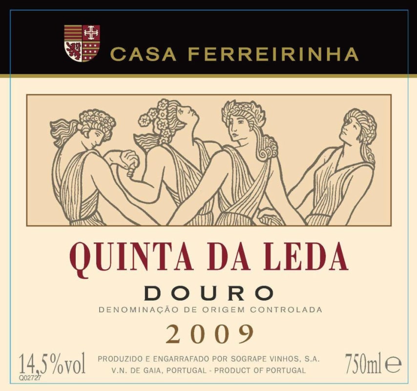 Casa Ferreirinha Quinta da Leda 2009 Front Label