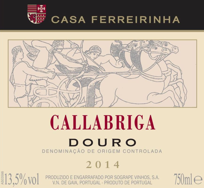 Casa Ferreirinha Callabriga 2014 Front Label