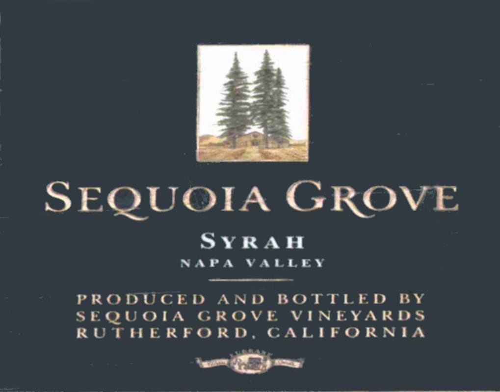 Sequoia Grove Syrah 2010 Front Label