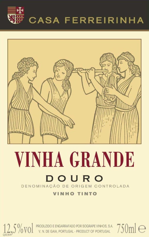 Casa Ferreirinha Vinha Grande Tinto 2014 Front Label