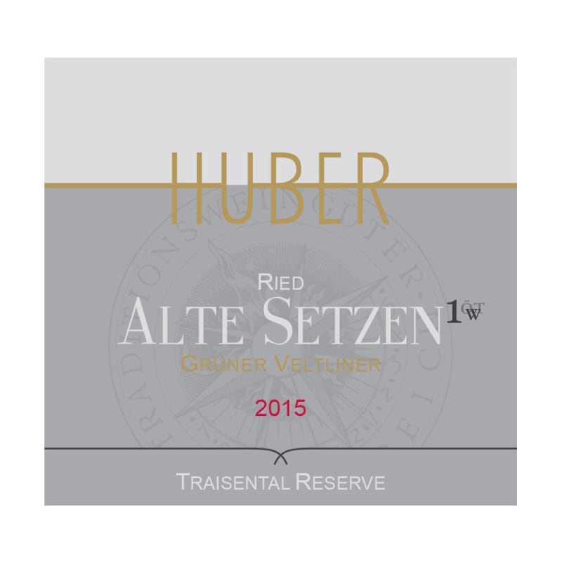 Markus Huber Alte Setzen Gruner Veltliner 2015 Front Label