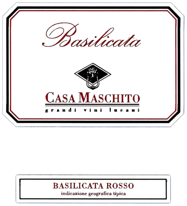 Casa Maschito s.r.l. Basilicata Rosso 2010 Front Label