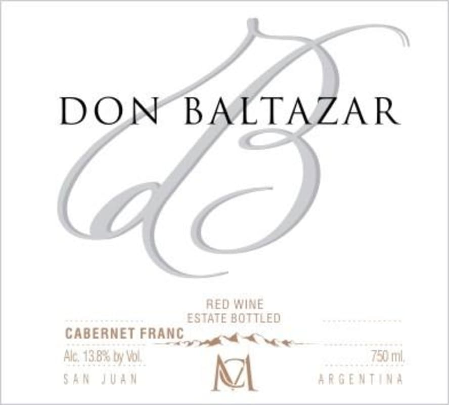 Casa Montes Bodega & Vinedos Don Baltazar Cabernet Franc 2010 Front Label