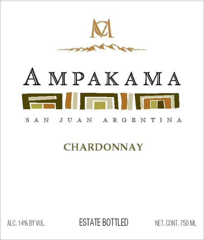 Casa Montes Bodega & Vinedos Ampakama Chardonnay 2012 Front Label
