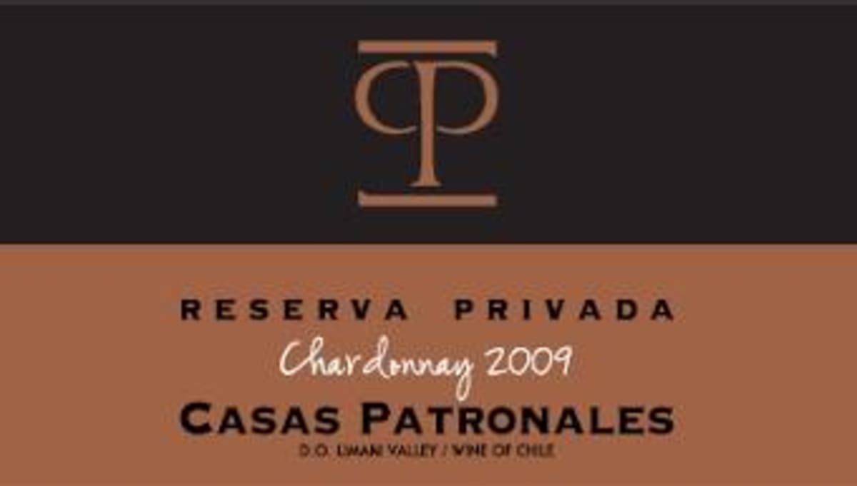 Casas Patronales Reserva Privada Chardonnay 2009 Front Label