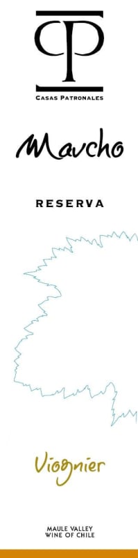 Casas Patronales Maucho Reserva Viognier 2014 Front Label