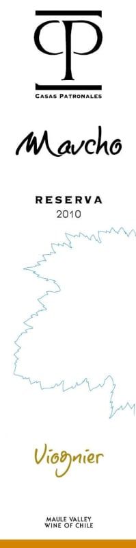 Casas Patronales Maucho Reserva Viognier 2010 Front Label