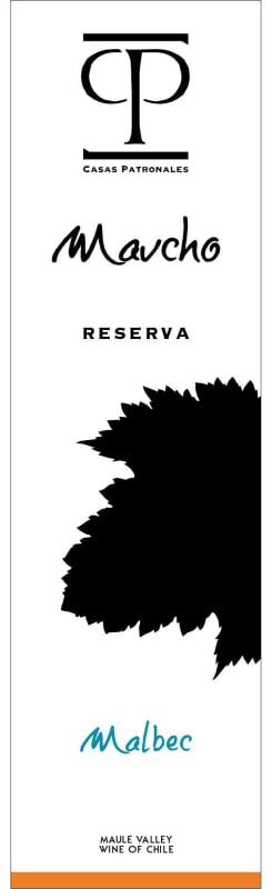 Casas Patronales Maucho Reserva Malbec 2015 Front Label