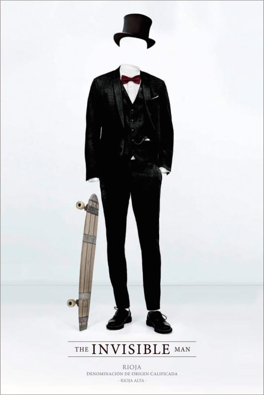 Casa Rojo The Invisible Man 2014 Front Label
