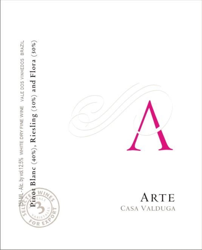 Casa Valduga Arte Branco 2010 Front Label