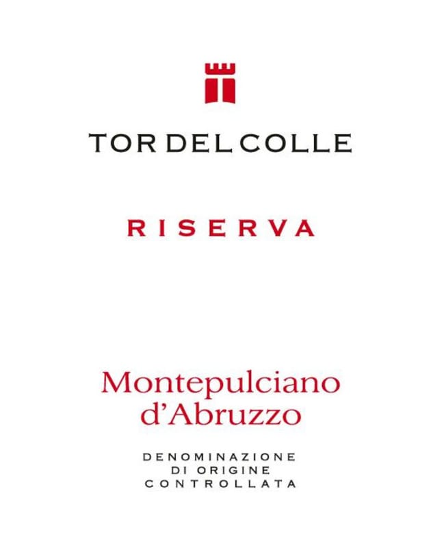 Casa Vinicola Botter Montepulciano d'Abruzzo Tor del Colle Riserva 2011 Front Label