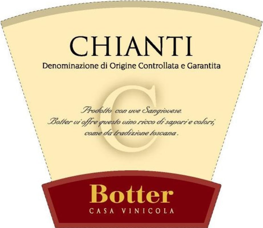 Casa Vinicola Botter Chianti 2008 Front Label