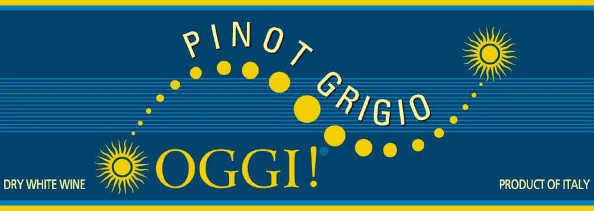 Casa Vinicola Botter Oggi Pinot Grigio 2013 Front Label