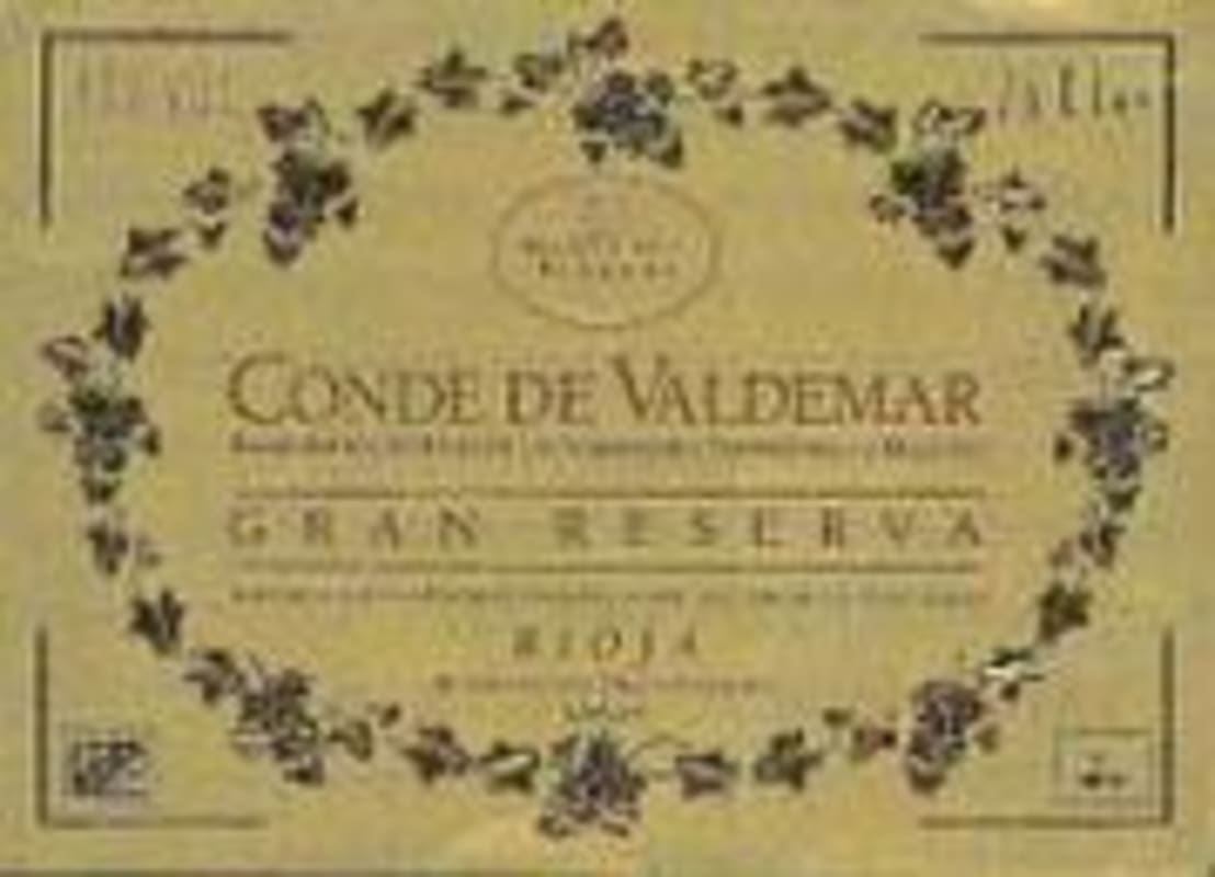 Bodegas Valdemar Conde de Valdemar Gran Reserva 1993 Front Label