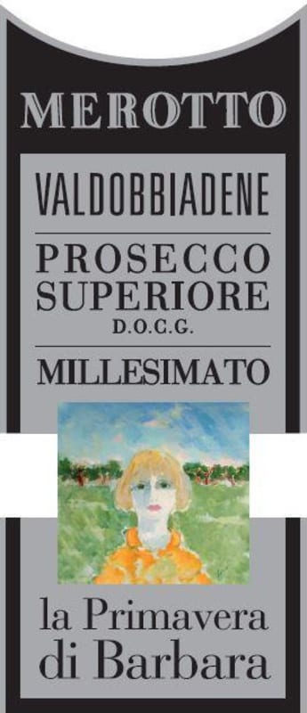 Casa Vinicola Merotto La Primavera di Barbara Dry 2015 Front Label