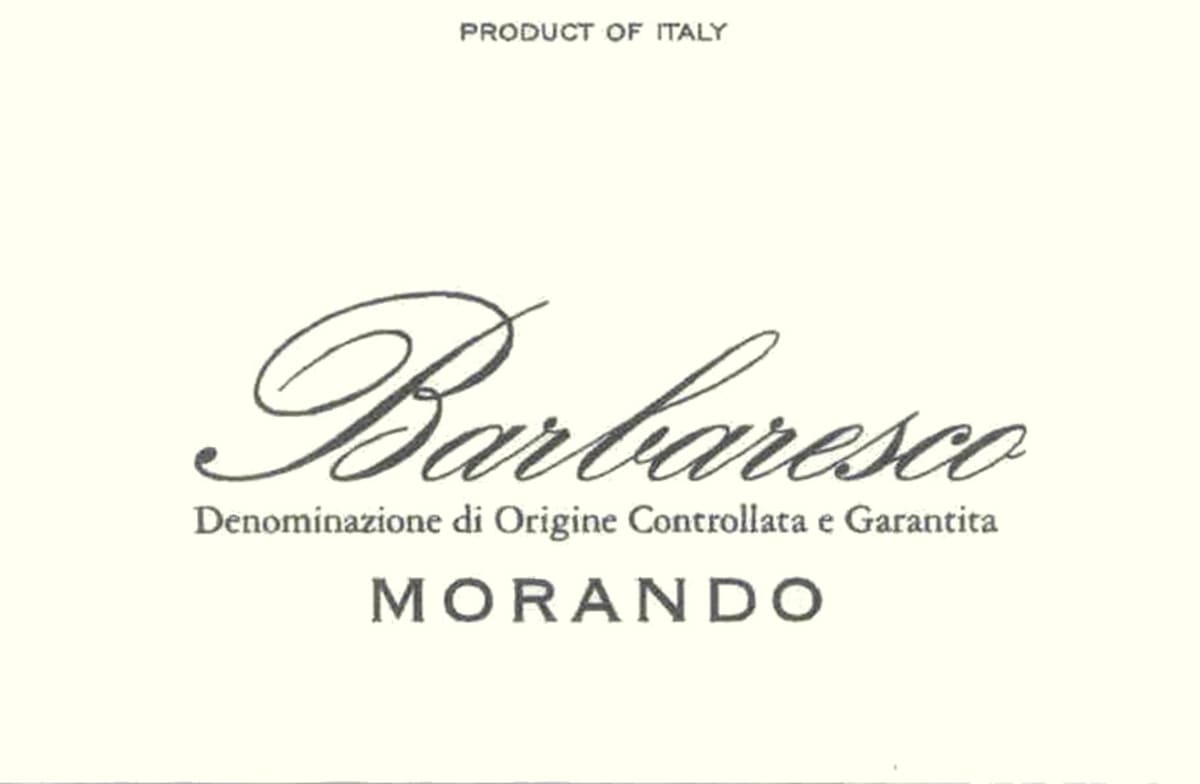 Silvio Morando Barbaresco 2008 Front Label