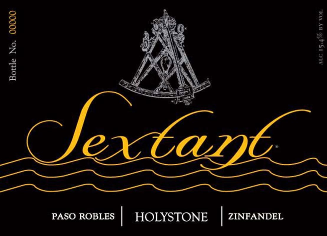 Sextant Holystone Zinfandel 2012 Front Label