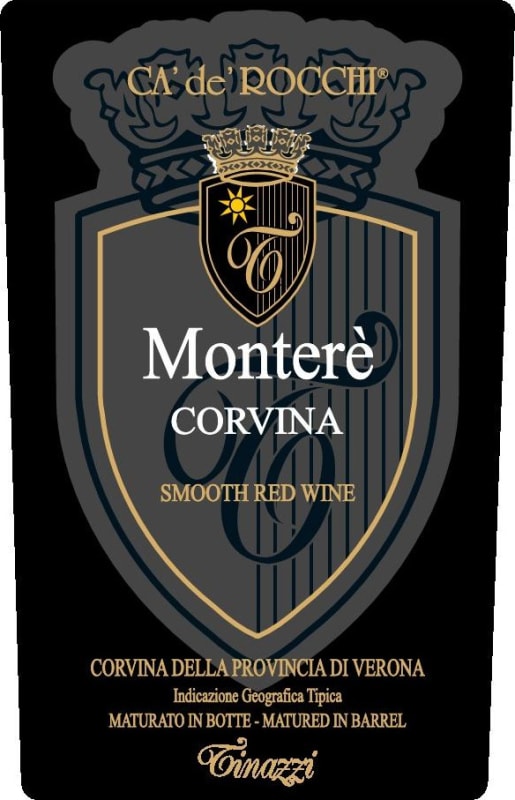 Casa Vitivinicola Tinazzi Ca' de' Rocchi Montere Corvina 2014 Front Label