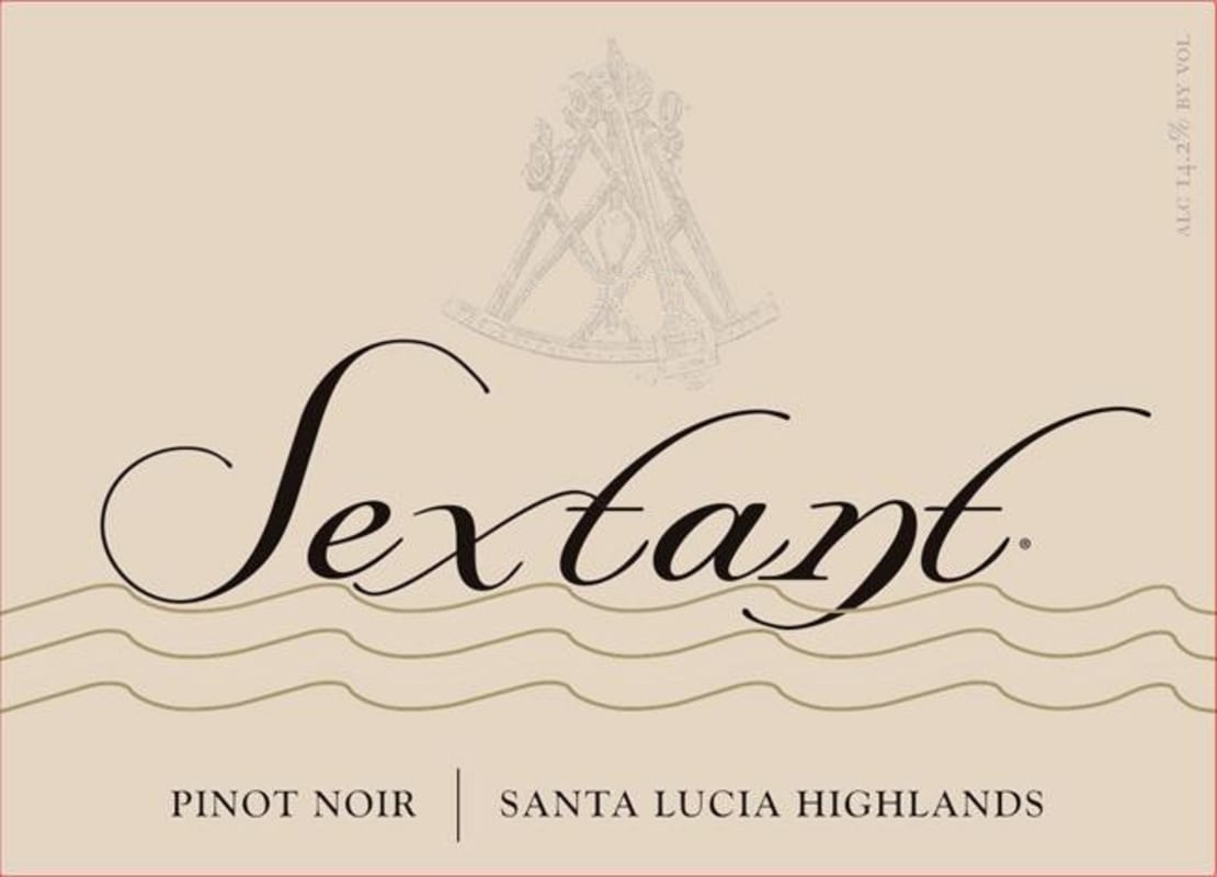Sextant Pinot Noir 2012 Front Label