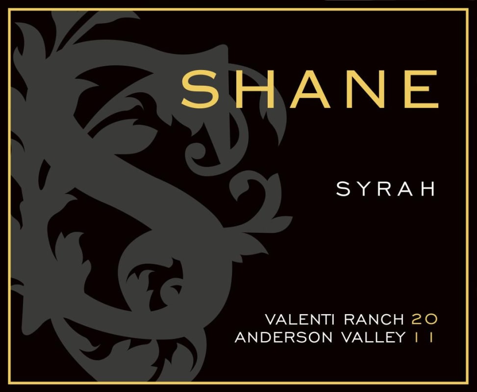 Shane Valenti Ranch Syrah 2011 Front Label