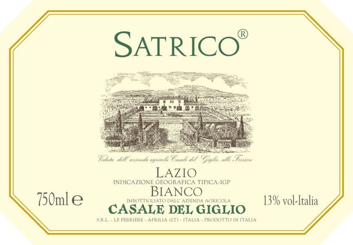 Casale del Giglio Satrico Bianco 2013 Front Label