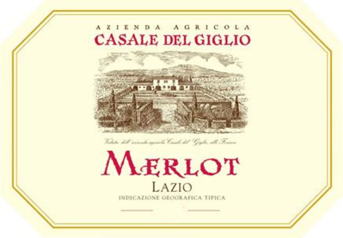 Casale del Giglio Merlot 2008 Front Label