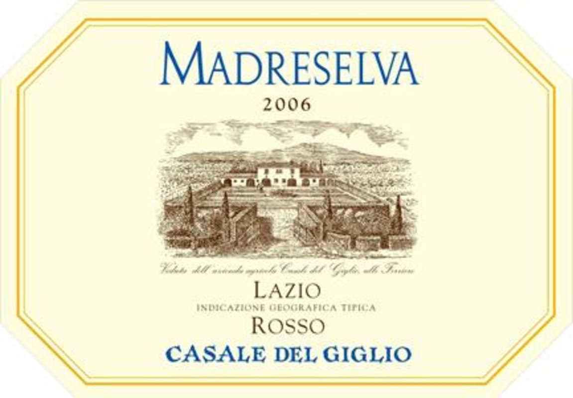 Casale del Giglio Madreselva Rosso 2006 Front Label