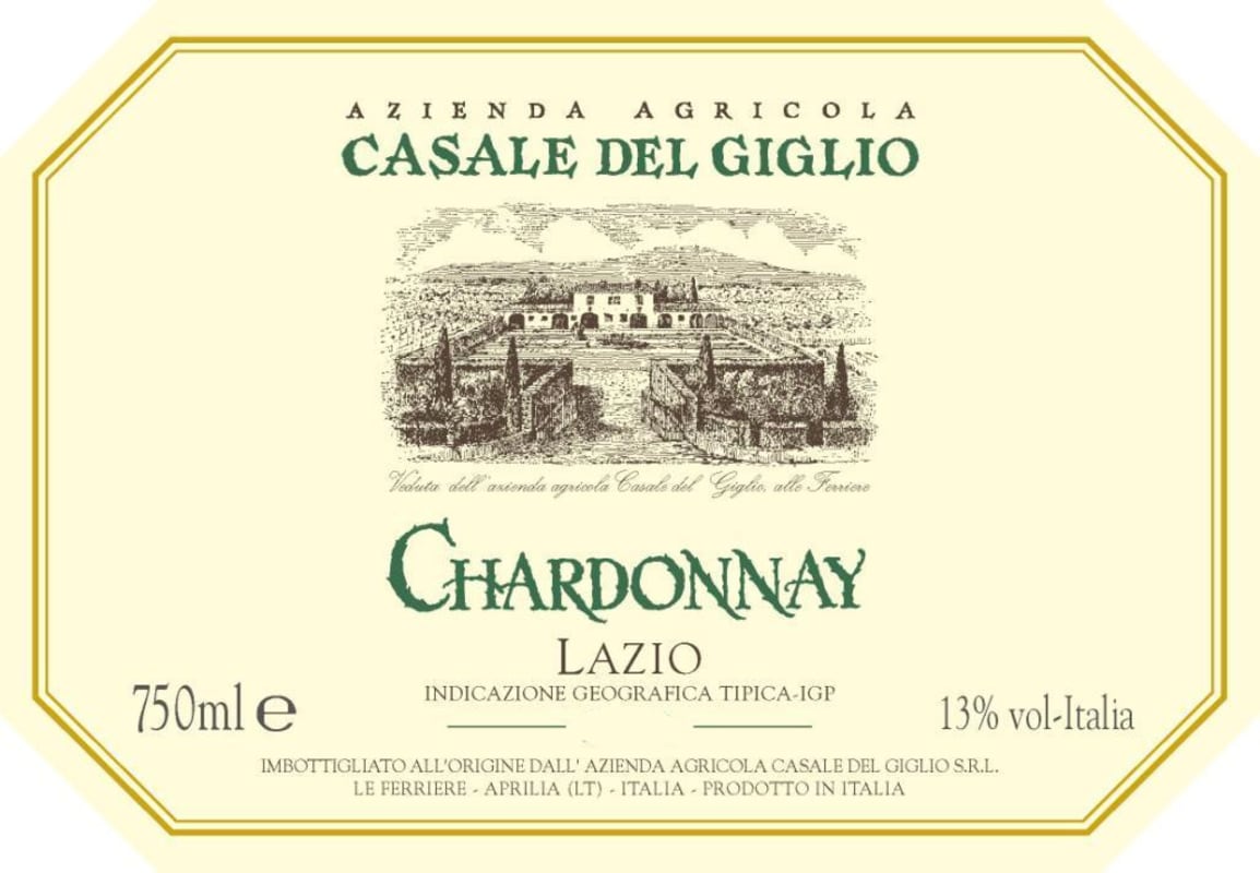 Casale del Giglio Chardonnay 2014 Front Label