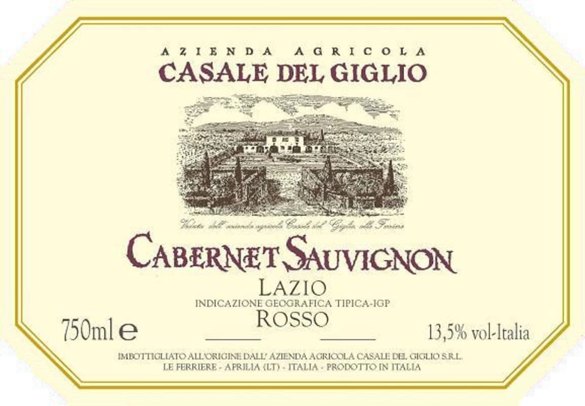 Casale del Giglio Cabernet Sauvignon 2011 Front Label