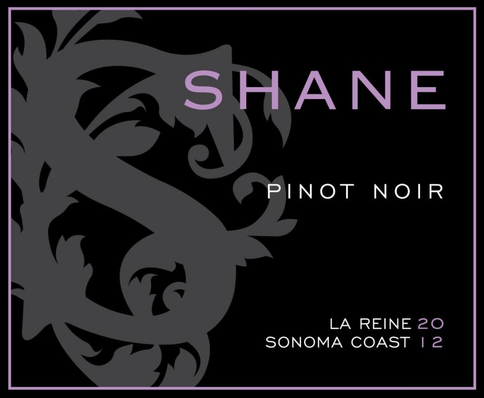 Shane La Reine Pinot Noir 2012 Front Label