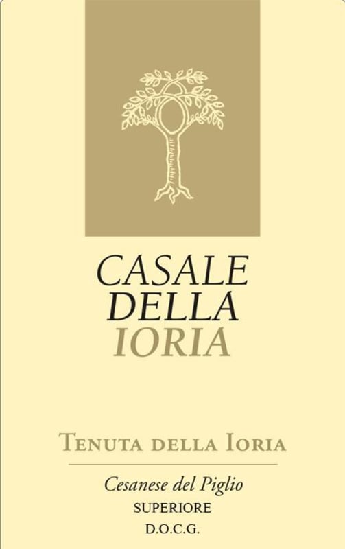 Casale della Ioria Tenuta della Ioria Cesanese del Piglio Superiore 2012 Front Label