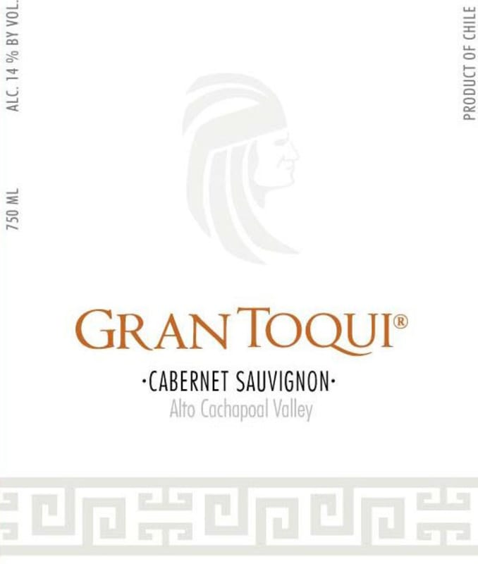 Casas del Toqui Gran Toqui Cabernet Sauvignon 2012 Front Label