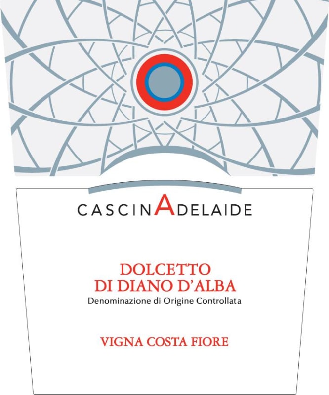 Cascina Adelaide Dolcetto di Diano d'Alba Vigna Costa Fiore 2012 Front Label