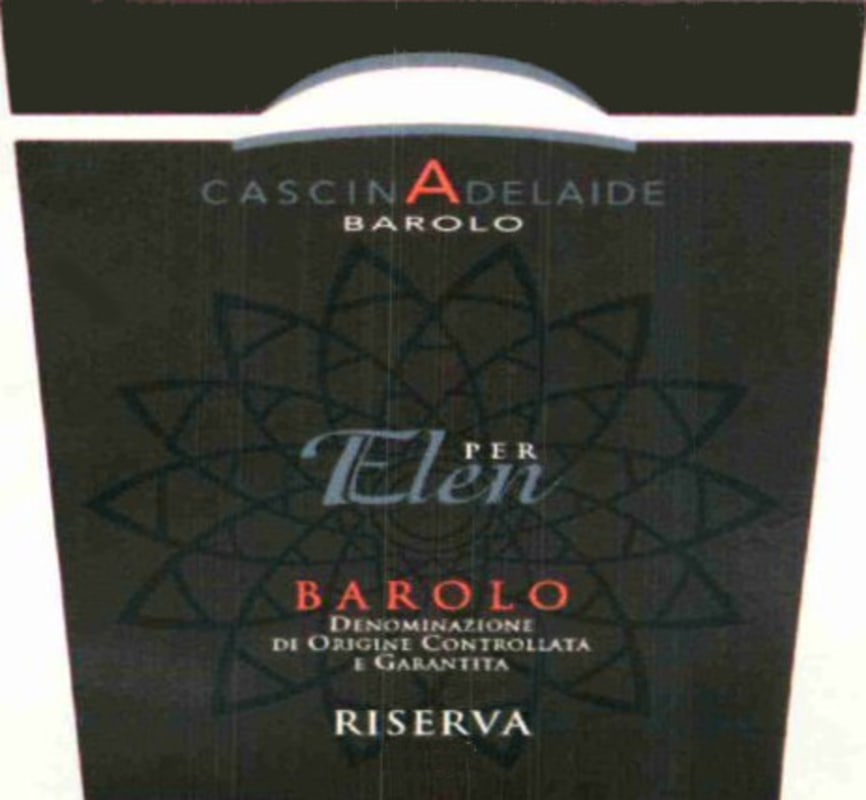 Cascina Adelaide Barolo Per Elen Riserva 2008 Front Label