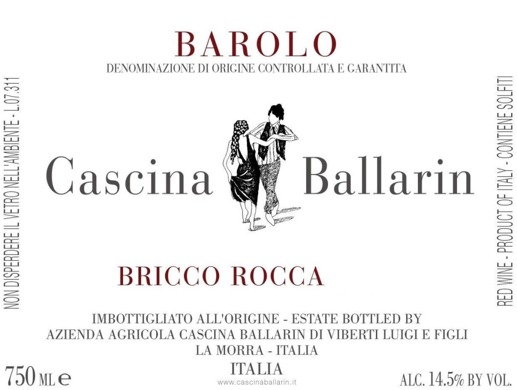 Cascina Ballarin Barolo Bricco Rocca 2007 Front Label