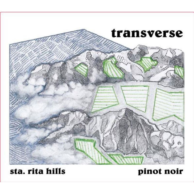 Transverse Sta. Rita Hills Pinot Noir 2015 Front Label