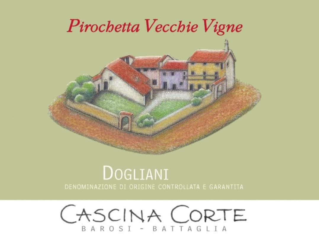 Cascina Corte Dogliani Pirocchetta Vecchie Vigne 2012 Front Label