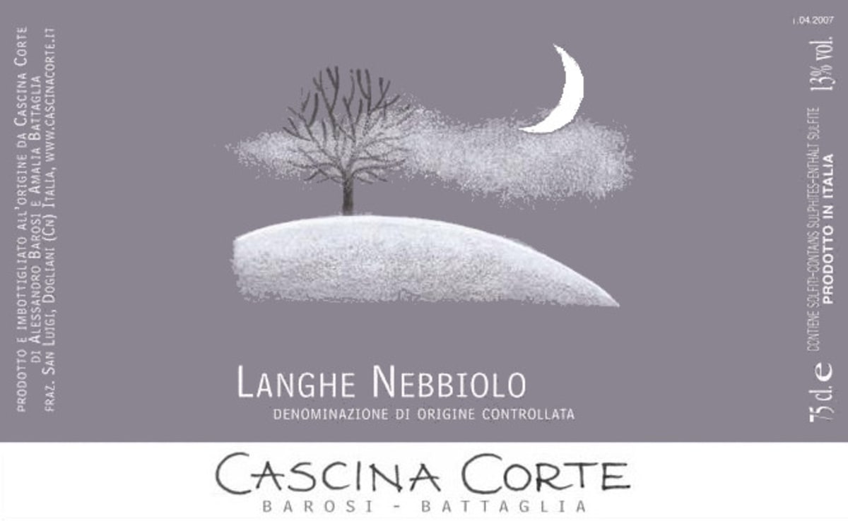 Duca Di Salaparuta Langhe Nebbiolo 2007 Front Label