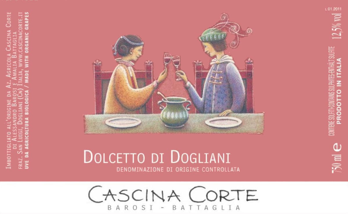 Duca Di Salaparuta Dolcetto di Dogliani 2013 Front Label