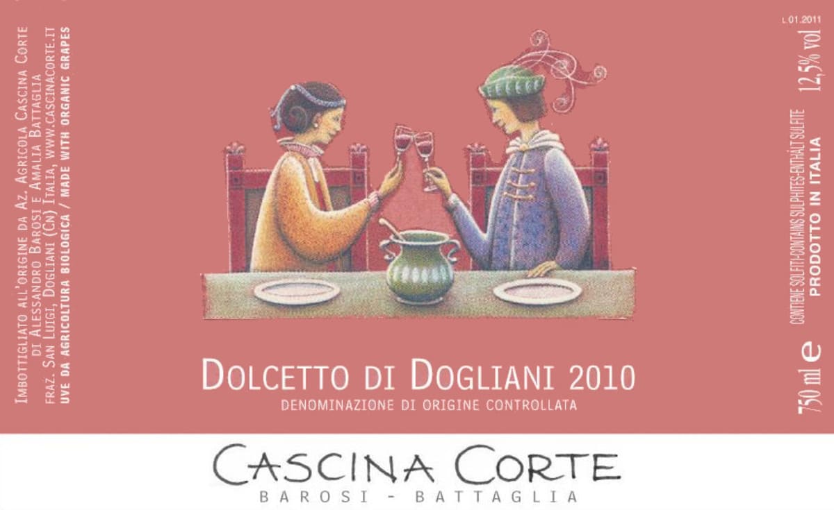 Duca Di Salaparuta Dolcetto di Dogliani 2010 Front Label
