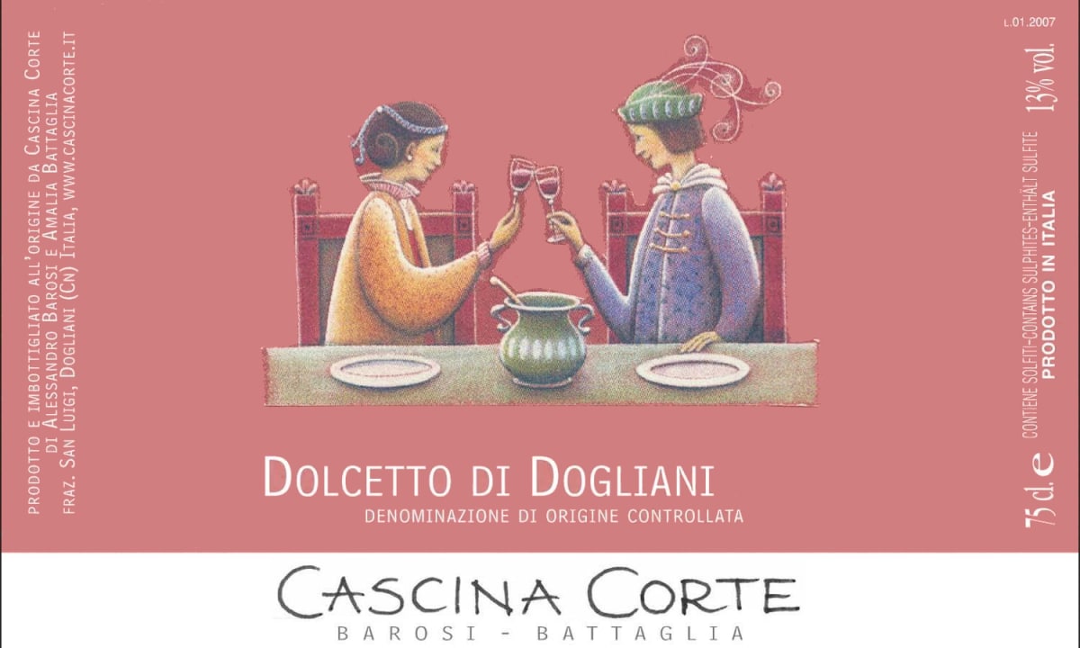 Duca Di Salaparuta Dolcetto di Dogliani 2007 Front Label