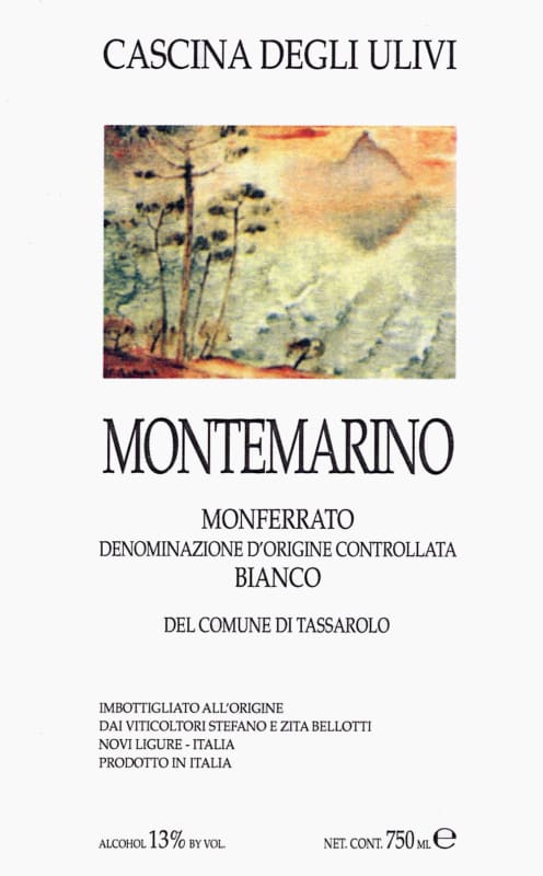Cascina Degli Ulivi Monferrato Montemarino Bianco 2011 Front Label