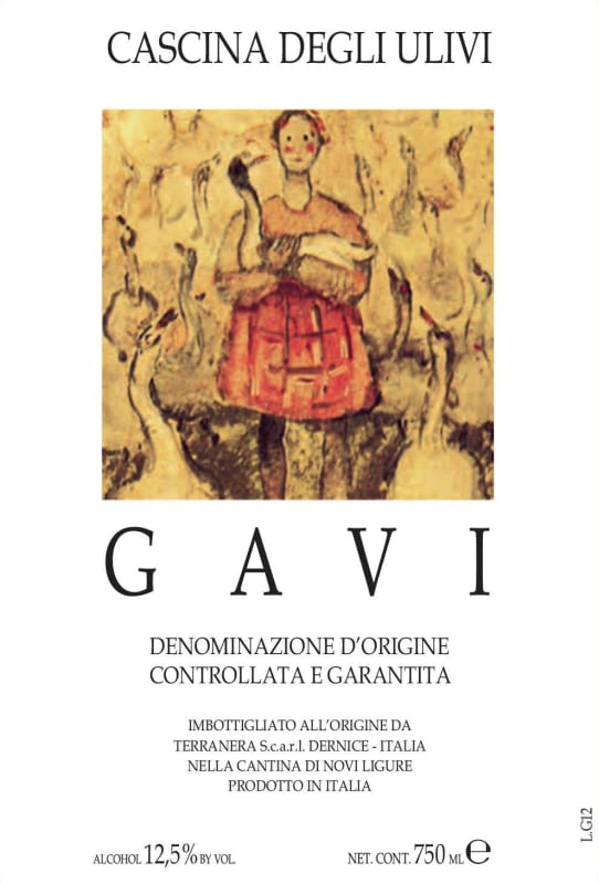 Cascina Degli Ulivi Gavi 2014 Front Label