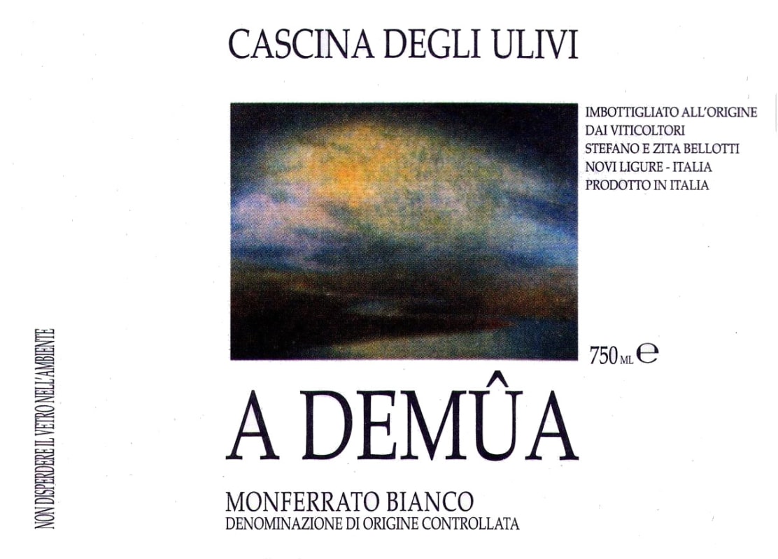 Cascina Degli Ulivi A Demua Monferrato Bianco 2013 Front Label