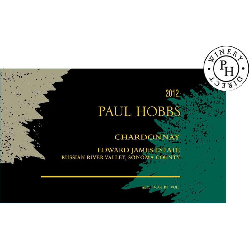 Paul Hobbs Edward James Chardonnay 2012 Front Label