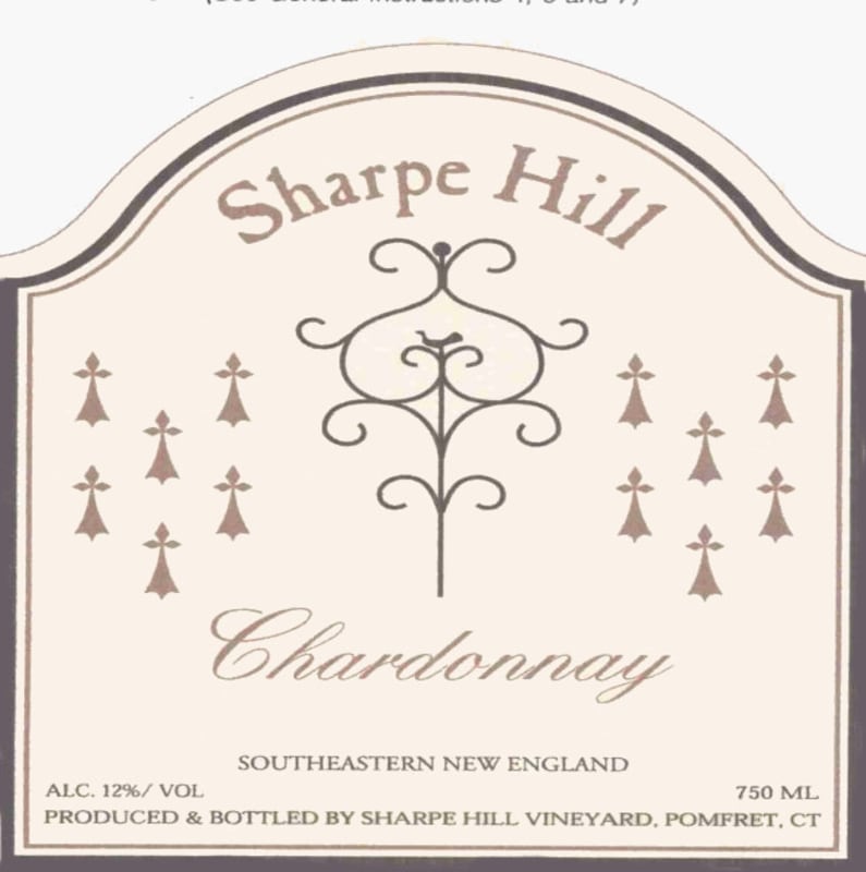 Sharpe Hill Chardonnay 2013 Front Label
